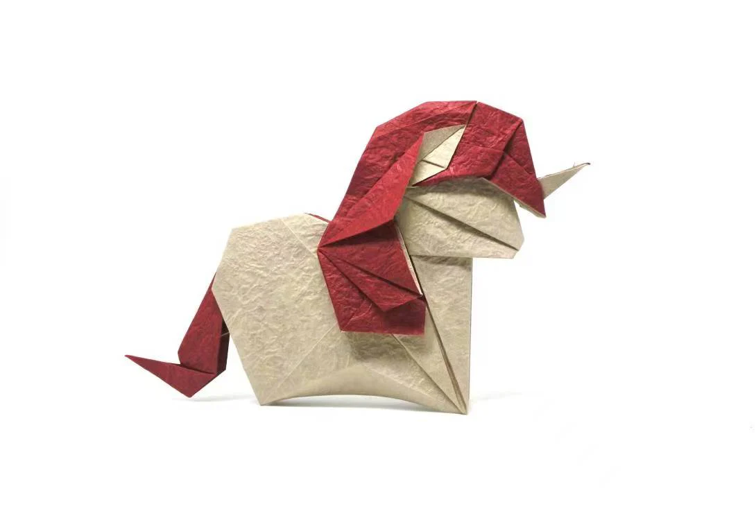 #8 cute pony origami diagrams  69steps three version pdf file - Image 5