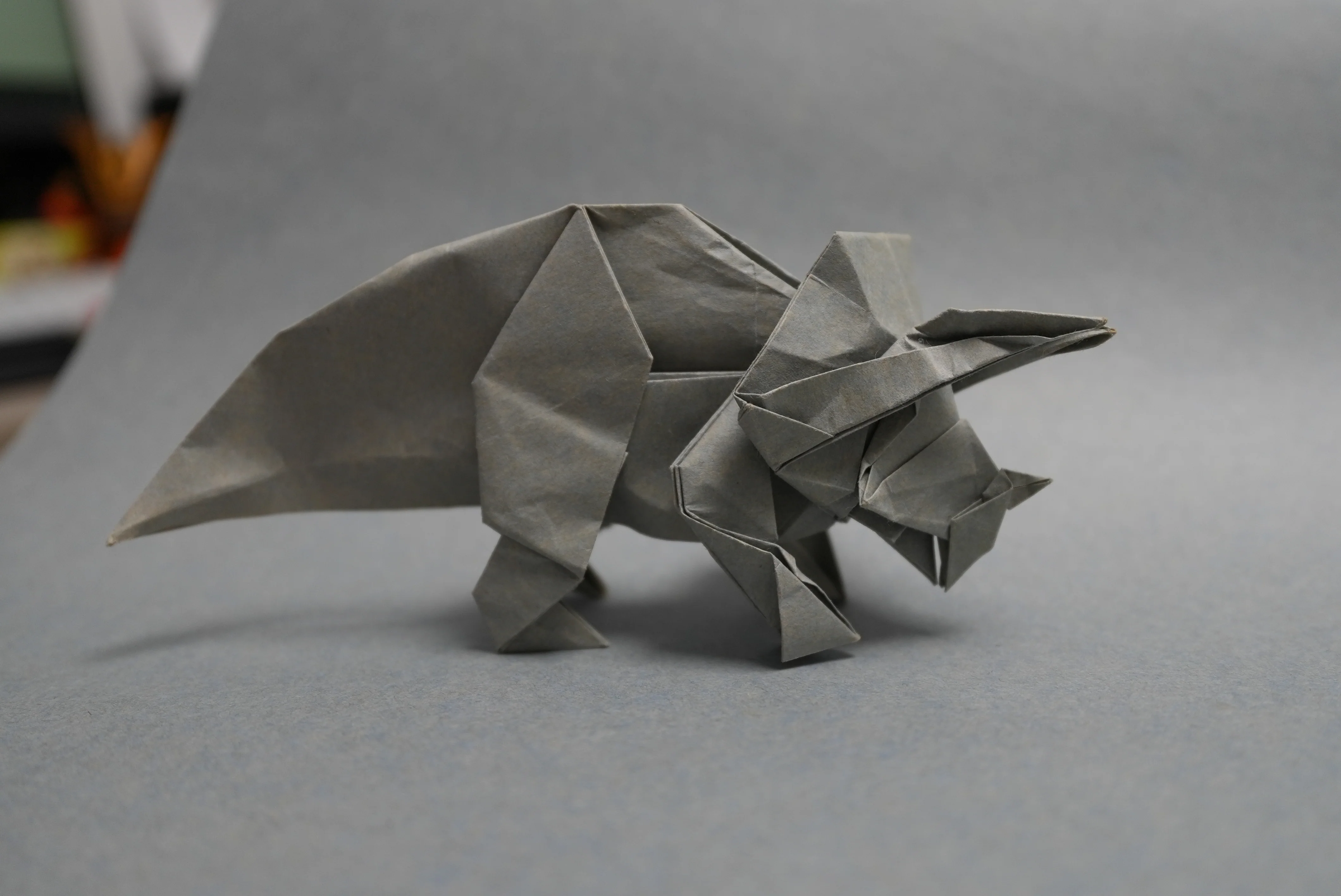 VINTAGE origami papar GRAY BLUE  and other 9 colors - Image 4